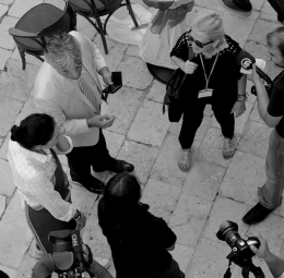 Avec la presse turque au Medical And Aromatic Plants Museum à Hatay - Antakya - Turquie
